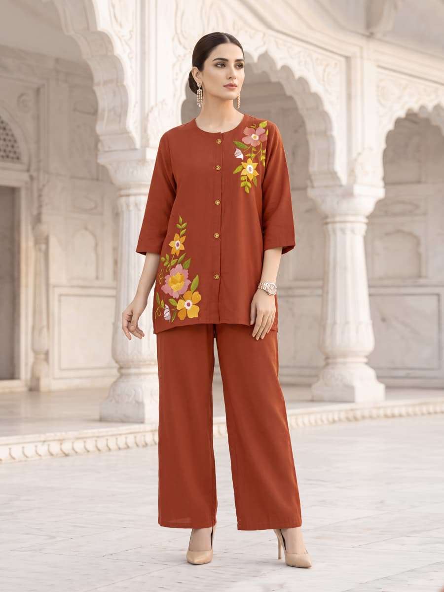 OSSM PIHU WESTERN PERFECT OFFICE WEAR CORD SET FOR WOMEN DEALER MARKET